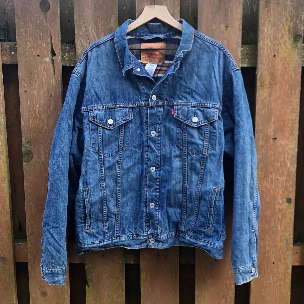 Mens Levi’s Sante Fe Trucker Denim Jacket sz XL